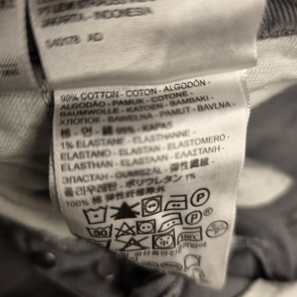 Levi's  Men's Gray Denim Button Fly Shorts Roughly Size 32 or 34 Waist - Picture 13 of 14